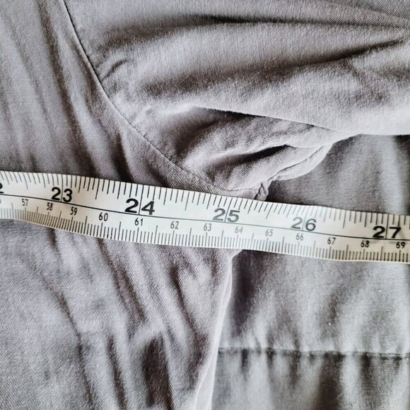 Standard James Perse Women High Gauge Jersey Top Sz 5 Xxl Long Sleeve Pocket Tee - Picture 4 of 8